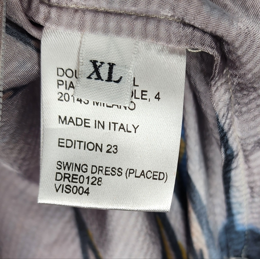 La DoubleJ Tree Of Life Swing Dress Pebbled Sable Runway Vouge Women’s Size XL - Picture 14 of 15